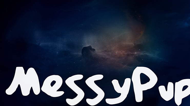 MessyPup Font