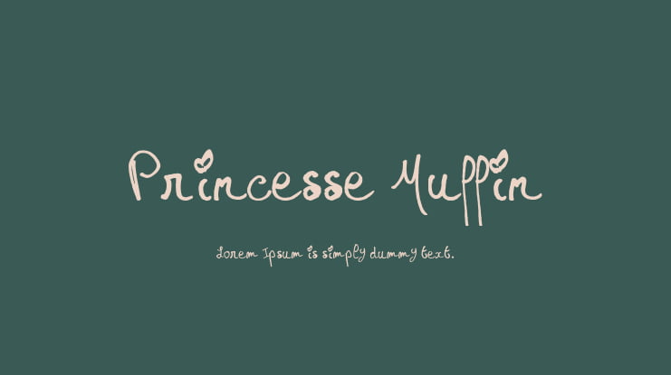 Princesse Muffin Font