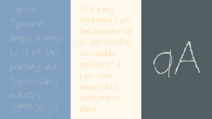 Pencil Handwriting Font