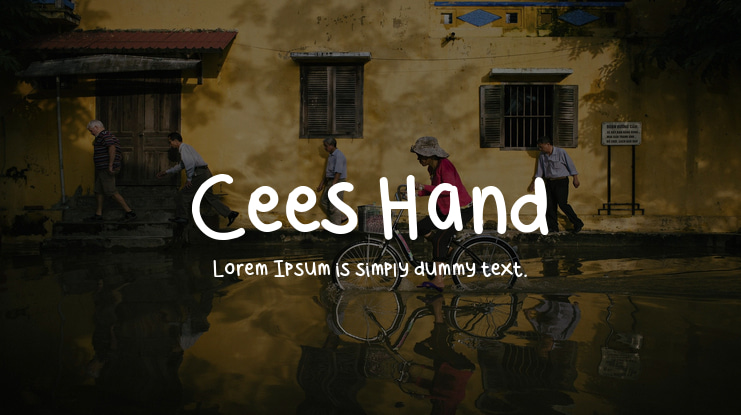 Cees Hand Font