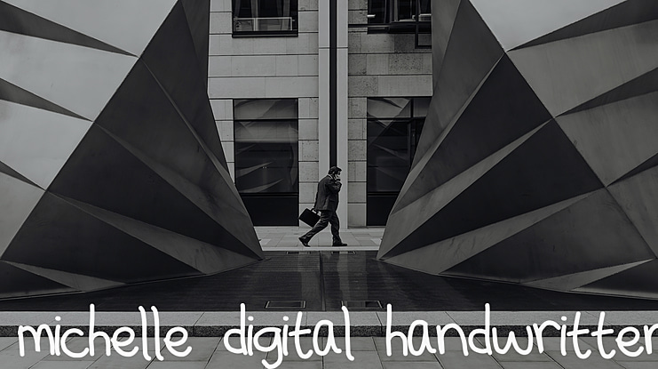 michelle digital handwritten Font