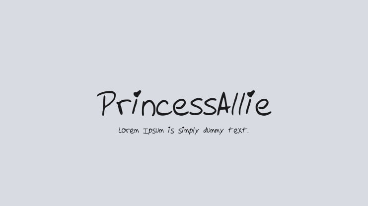 PrincessAllie Font