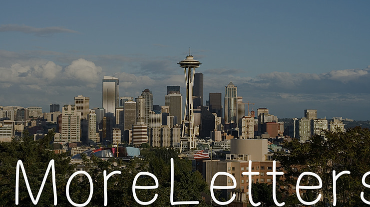 MoreLetters Font