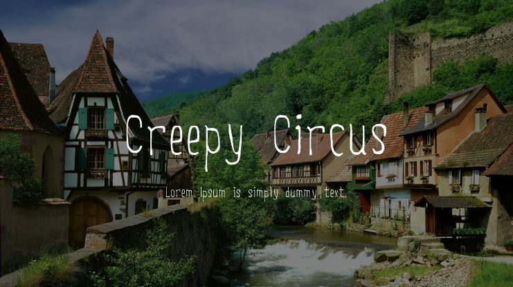 Creepy Circus Font