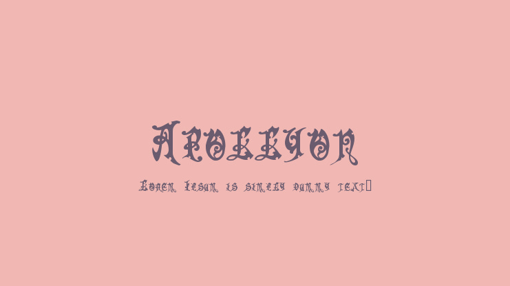 Apollyon Font