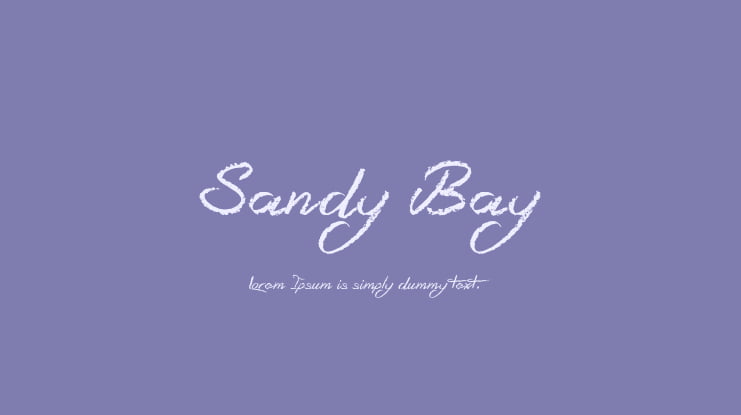 Sandy Bay Font