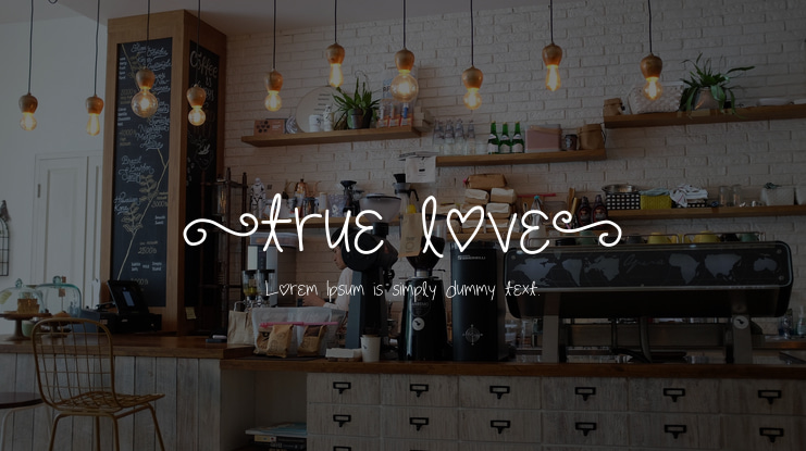 (true love) Font