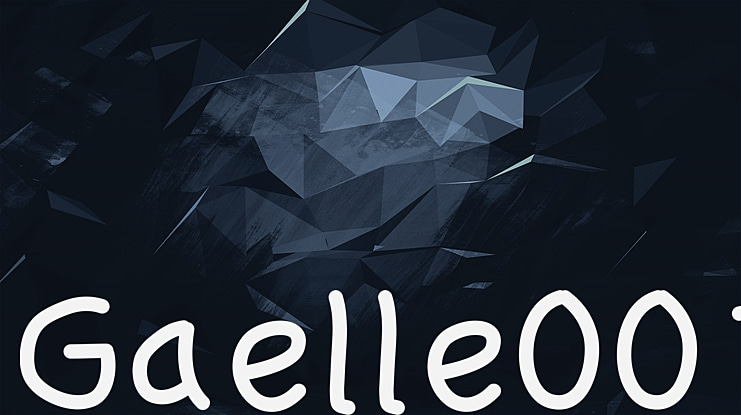 Gaelle001 Font