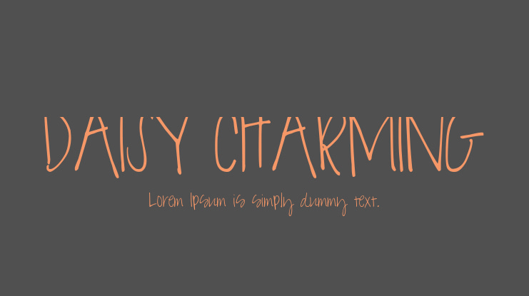 DAISY CHARMING Font
