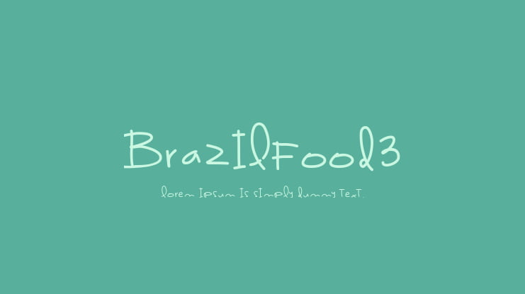 BrazilFood3 Font