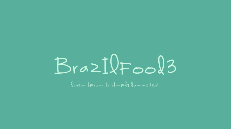 BrazilFood3 Font