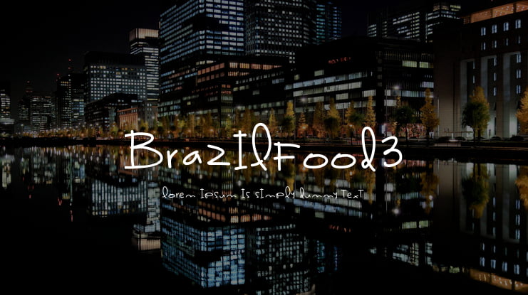BrazilFood3 Font