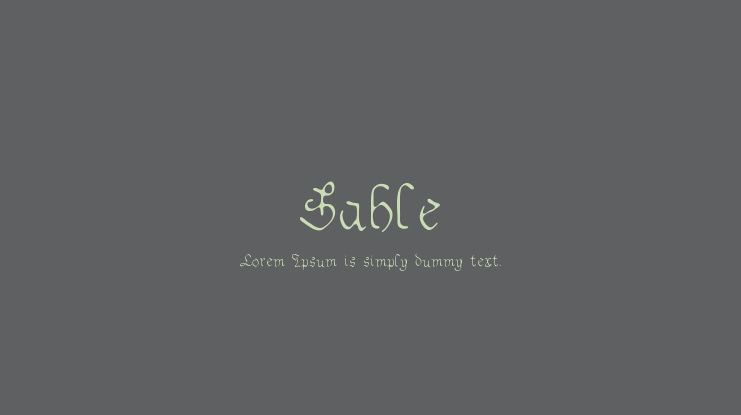 Sable Font