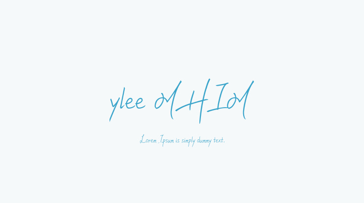 ylee MHIM Font