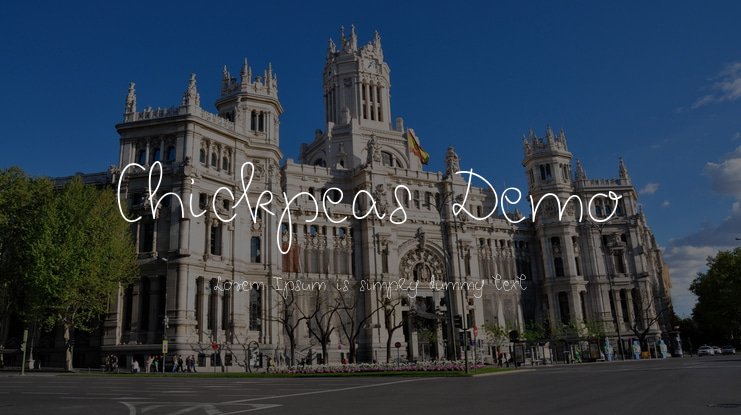 Chickpeas Demo Font