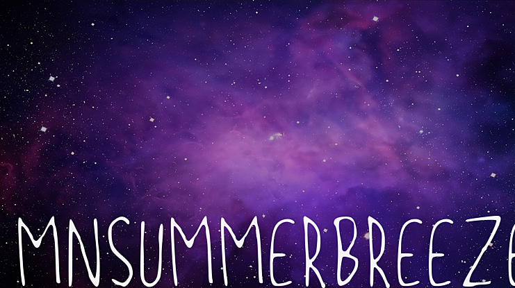 MNSUMMERBREEZE Font