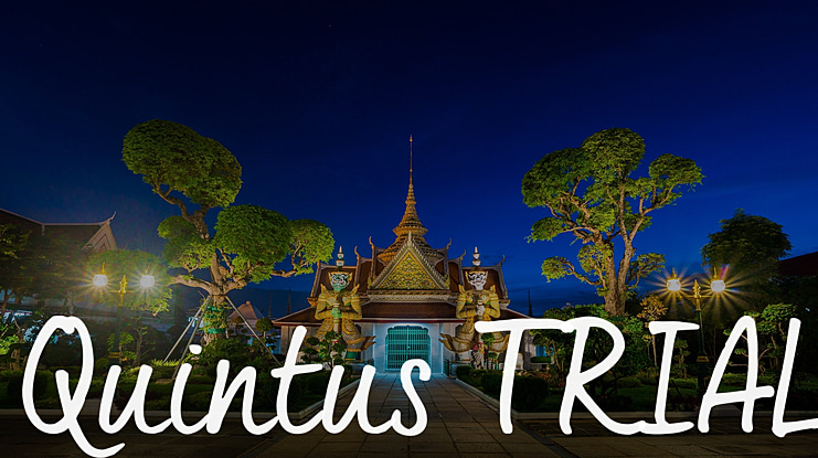 Quintus_TRIAL Font Family