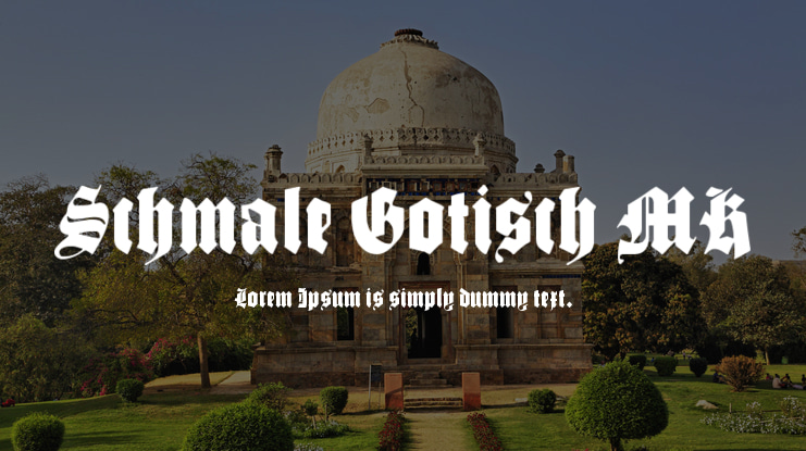 Schmale Gotisch MK Font Family