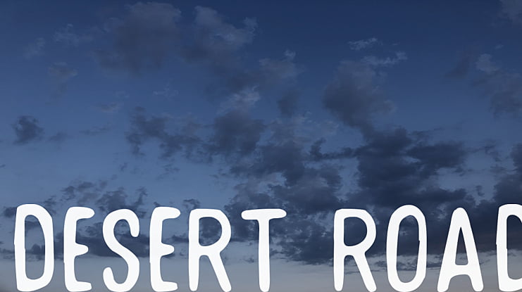 Desert Road Font