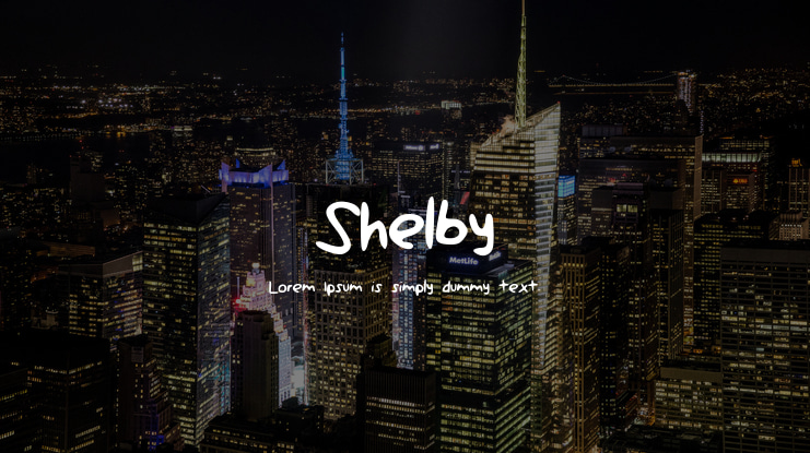 Shelby Font