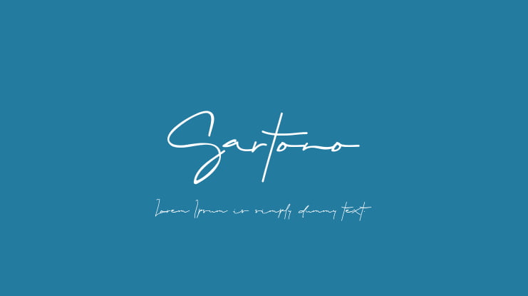 Sartono Font