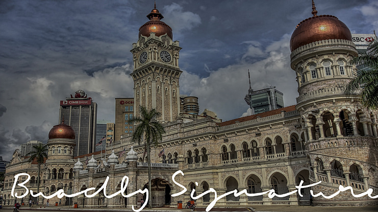 Buadly Signature Font