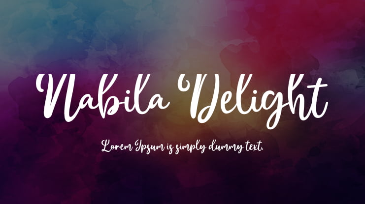 Nabila Delight Font