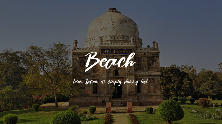 Beach Font