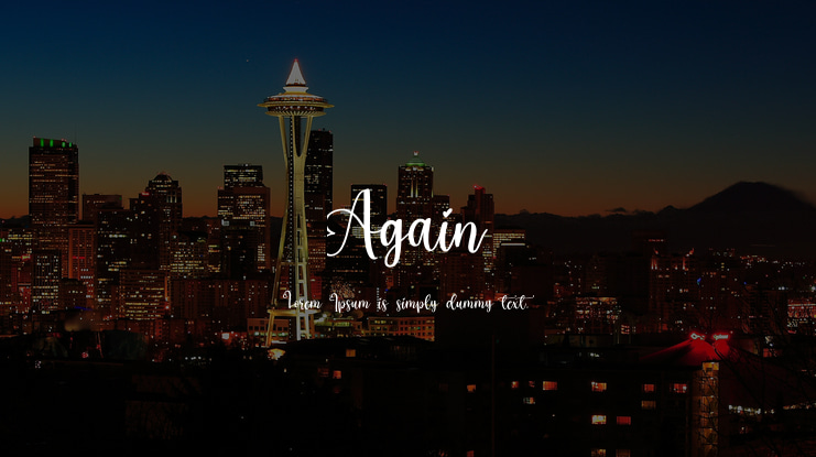 Again Font