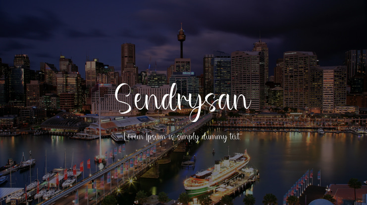 Sendrysan Font