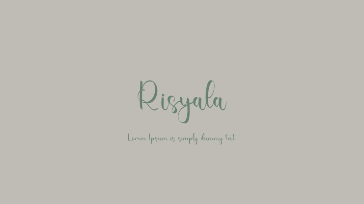 Risyala Font