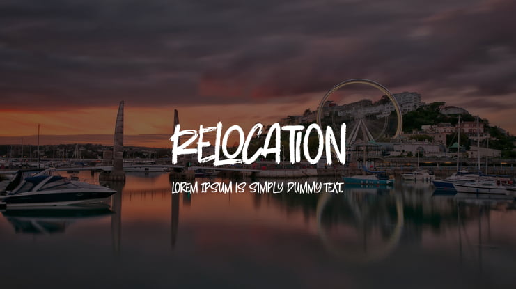 Relocation Font