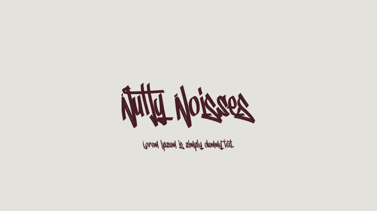 Nutty Noisses Font