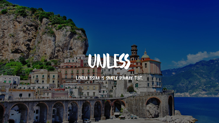 Unless Font