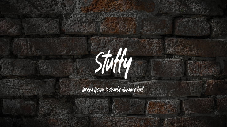 Stuffy Font