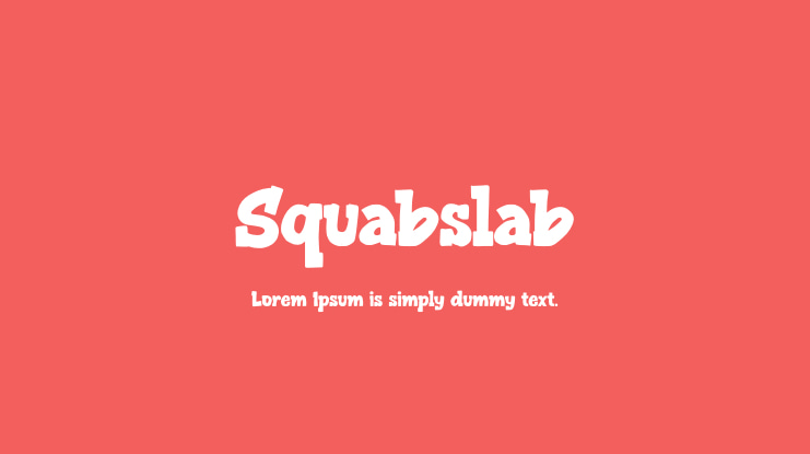 Squabslab Font