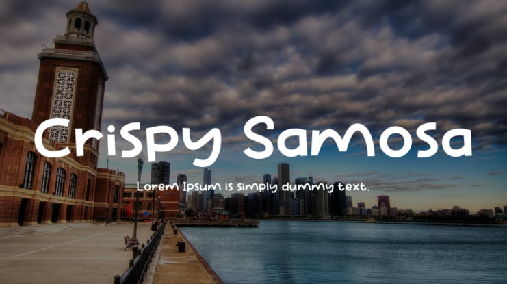 Crispy Samosa Font
