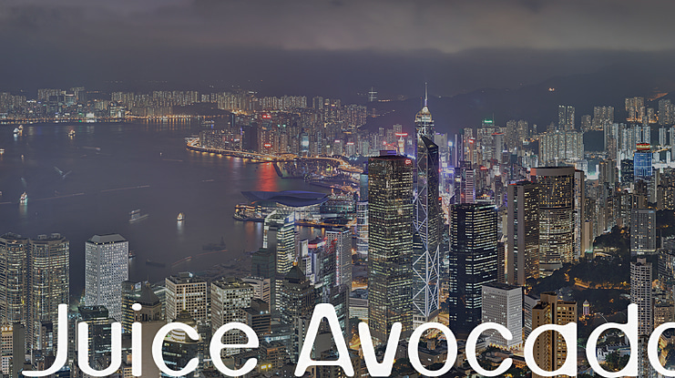 Juice Avocado Font