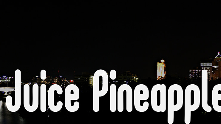 Juice Pineapple Font