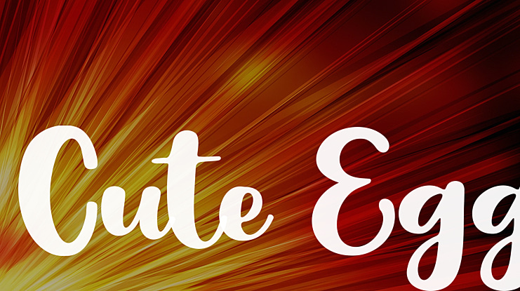 Cute Egg Font