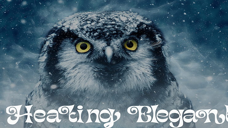 Heating Elegant Font