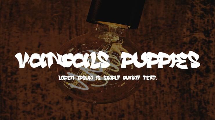 Vandals Puppies Font