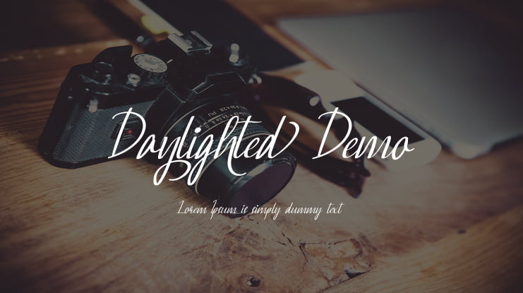 Daylighted Demo Font