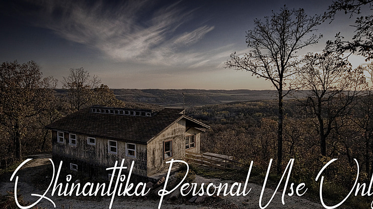 Qhinanttika Personal Use Only Font