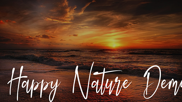 Happy Nature Demo Font