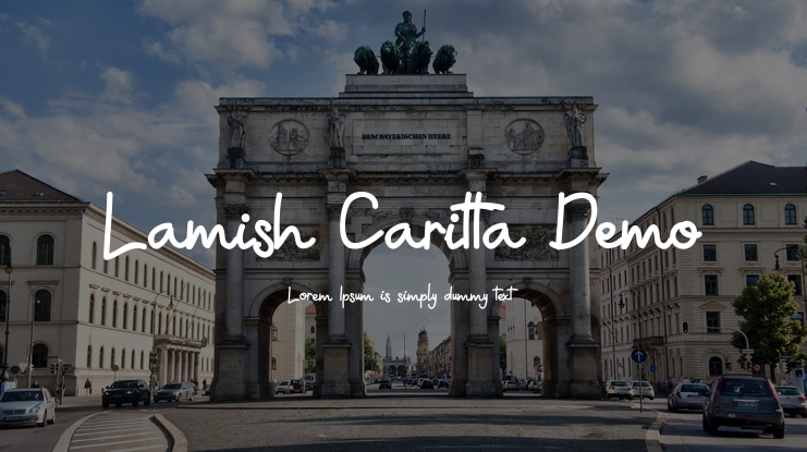 Lamish Caritta Demo Font