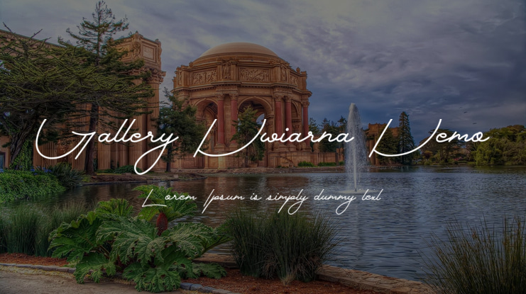 Gallery Dwiarna Demo Font