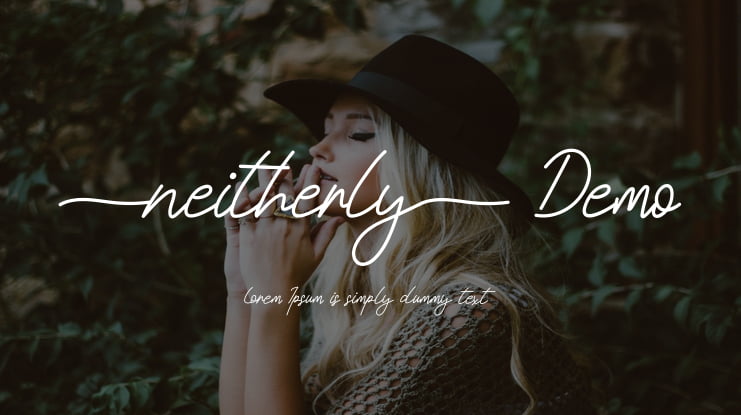 Neitherly Demo Font