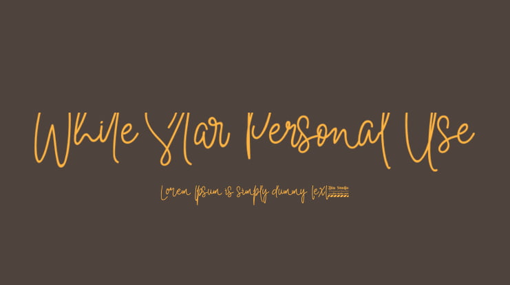 White Star Personal Use Font