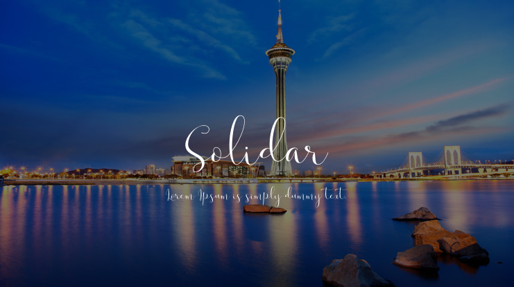 Solidar Font Family